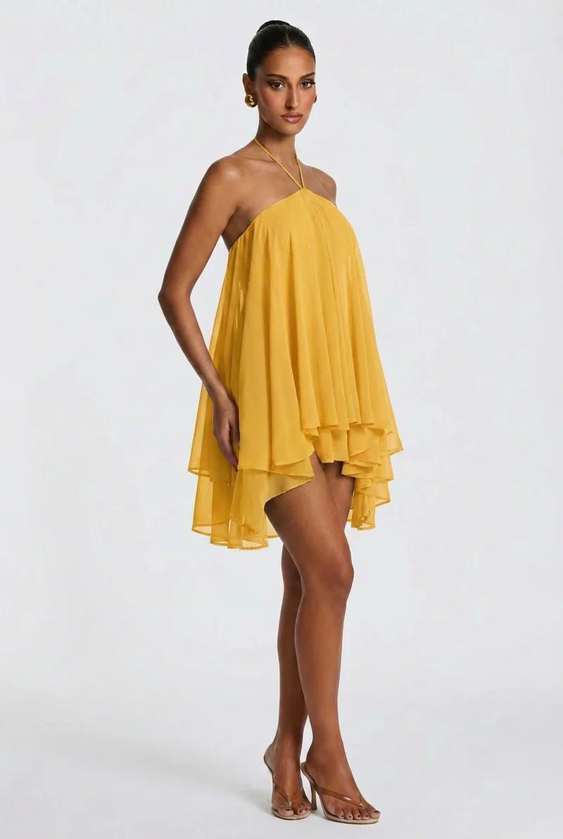 Solene Rückenaus Mini-Kleid - 11