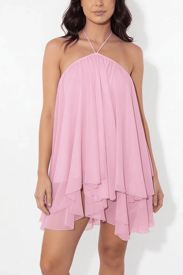 Solene Rückenaus Mini-Kleid - 13