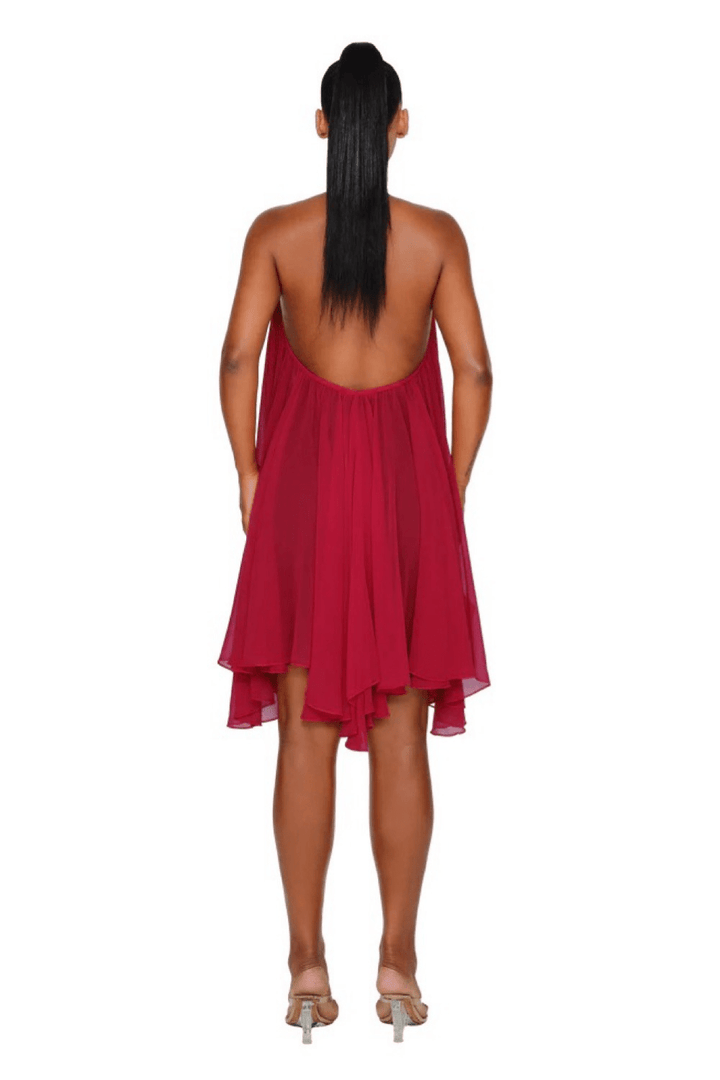 Solene Rückenaus Mini-Kleid - 5