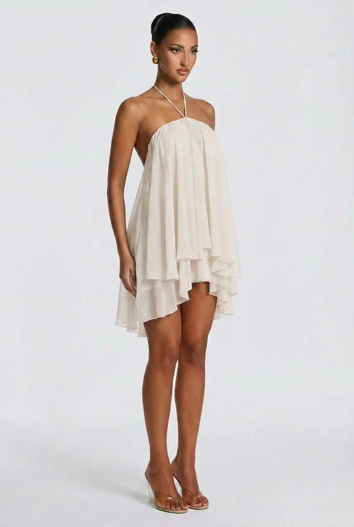 Solene Rückenaus Mini-Kleid - 1