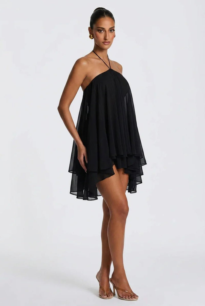 Solene Rückenausschnitt Mini-Kleid - 6
