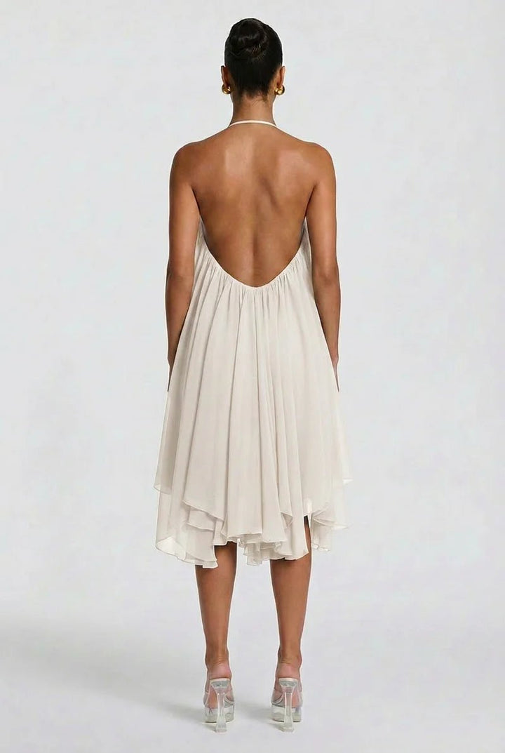Solene Rückenaus Mini-Kleid - 2