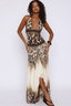 Soraya Beaded Halter Maxi Dress - 1