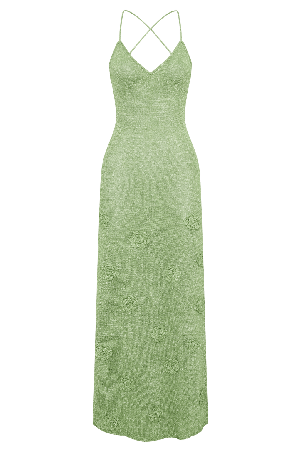 Suki Metallic Knit Maxi Dress - 8