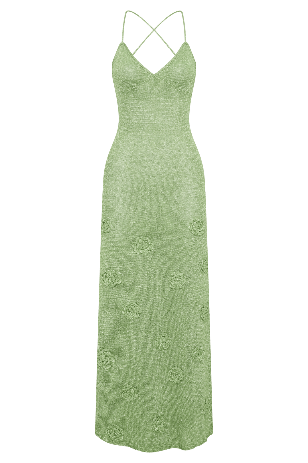 Suki Metallic Knit Maxi Dress - 8