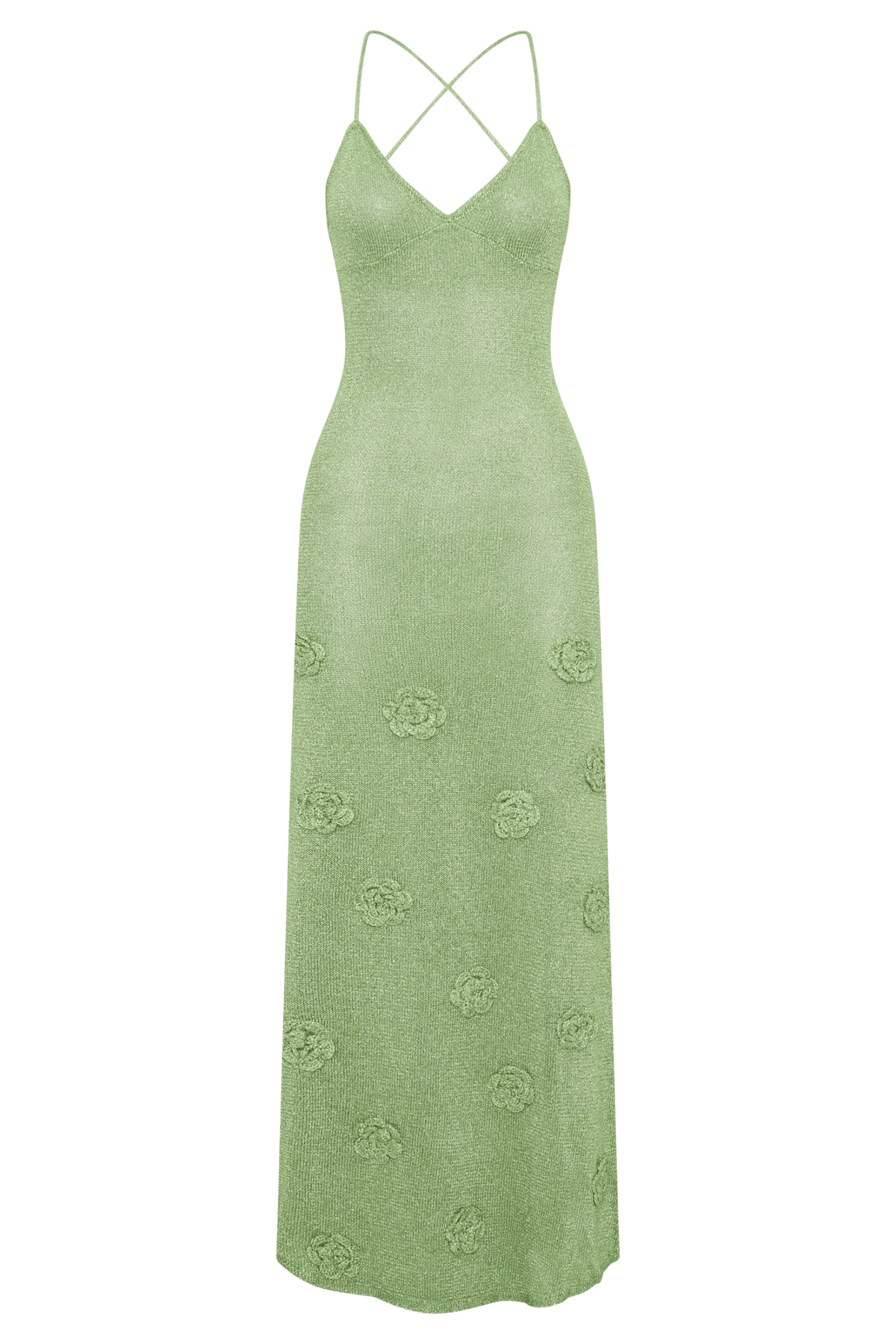 Suki Metallic Knit Maxi Dress - 8