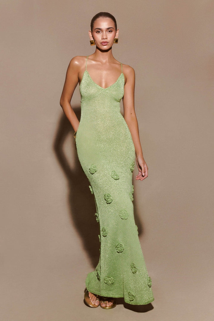 Suki Metallic Knit Maxi Dress - 4